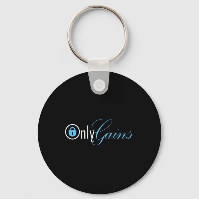 Only Gains Fitness Studio 1  Keychain (Front)