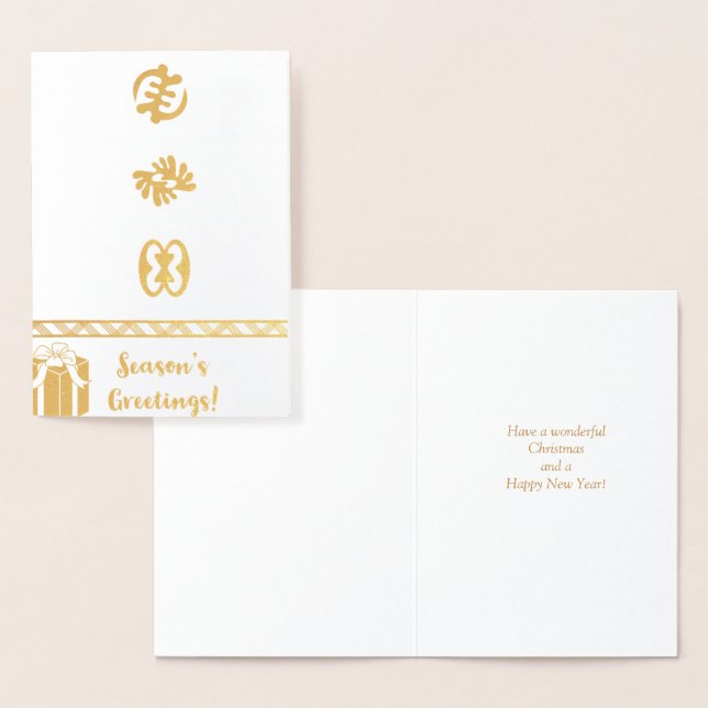 “Only God can bring Unity” Adinkra Christmas Card (Display)