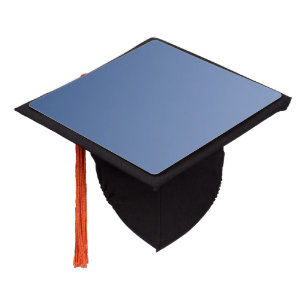 Only Gradients Colour - blue + your idea Graduation Cap Topper