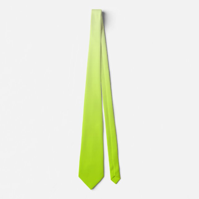 Only Gradients Colour - spring green + your idea Tie (Front)