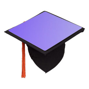 Only Gradients Colour - violet + your idea Graduation Cap Topper