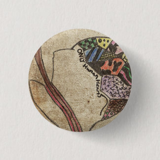 Only Hearts (B) 1 Inch Round Button