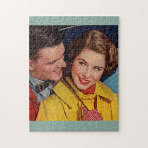 Only her umbrella comes between them jigsaw puzzle