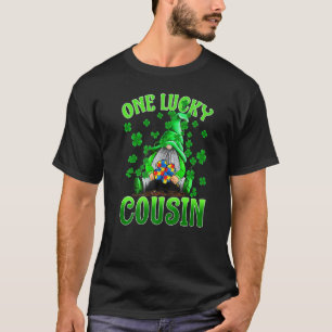 Only Lucky Cousin Gnomes Autism St Patrick's Day T-Shirt