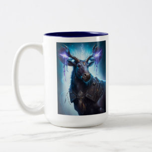 Only Moose Trislefal (Laser Moose Collection) Two-Tone Coffee Mug