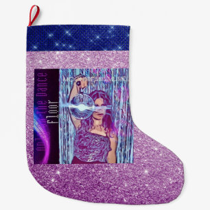 Only on the Dance Floor  Large Christmas Stocking
