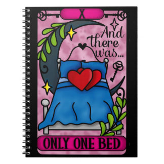 Only One Bed Romance Tarot Notebook