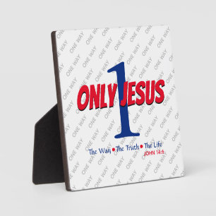 Only One JESUS Easter Plaque