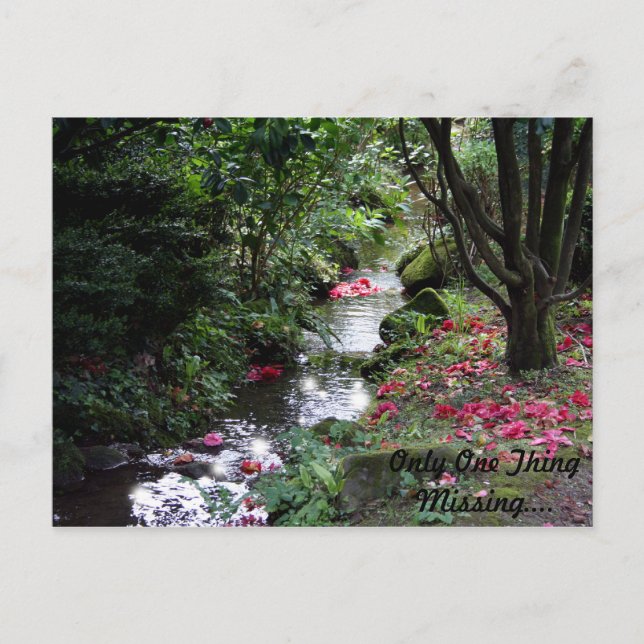 Only One Thing Missing Postcard (Front)