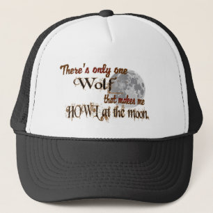 Only one wolf for me trucker hat