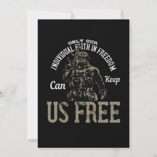 Only Our Individual Faith In Freedom Save The Date