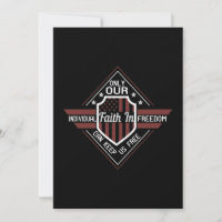 Only Our Individual Faith In Freedom