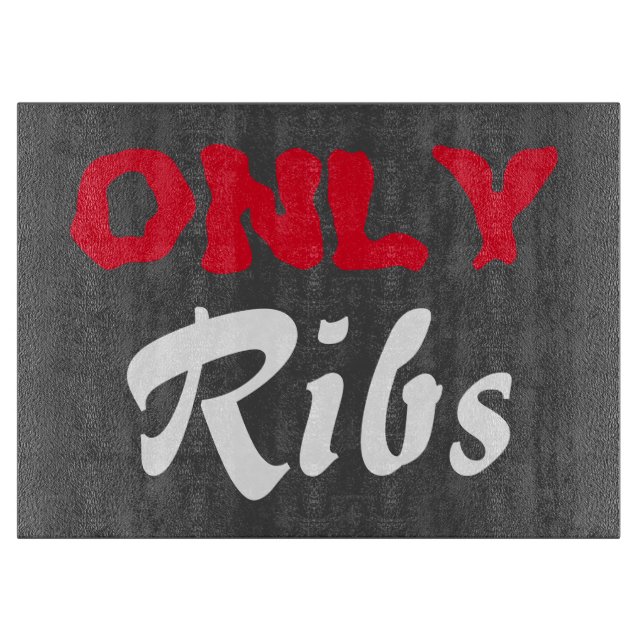 only ribs cutting board (Front)