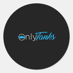 Only Tanks Tank M1 Abrams Classic Round Sticker