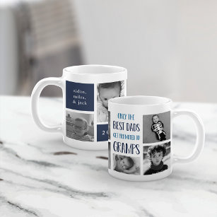 Only the Best Dads Get Promoted to Gramps Photo Coffee Mug