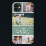 Only the Best Dads Get Promoted To Papa | Photo Case-Mate iPhone Case<br><div class="desc">Only the best dads get promoted to Papa! A gift that he will treasure for a lifetime! Sweet photo case featuring the quote in handwritten style typography and four of your favorite photos arranged in a trendy color block layout. Can be customized for any moniker - papa, pépé, grandad, grandpapa,...</div>