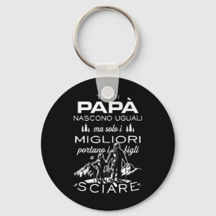 Only The Best Dads Take Their Sons Skiing In The S Keychain
