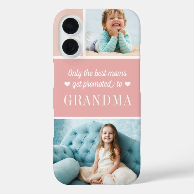 Only the Best Moms Get Promoted to Grandma | Photo Case-Mate iPhone Case (Back)
