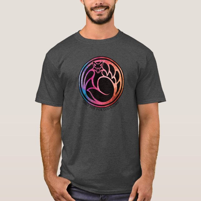 Only the fox god knows! T-Shirt (Front)