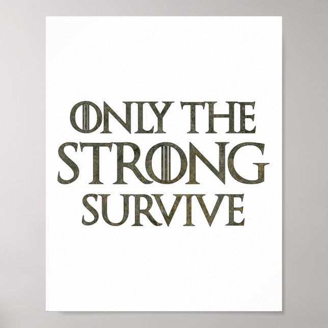 Only The Strong Survive1  Poster (Front)