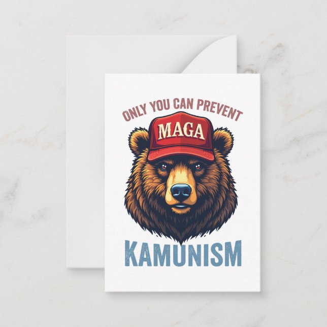 Only You Can Prevent Kamunism  Card (Front)