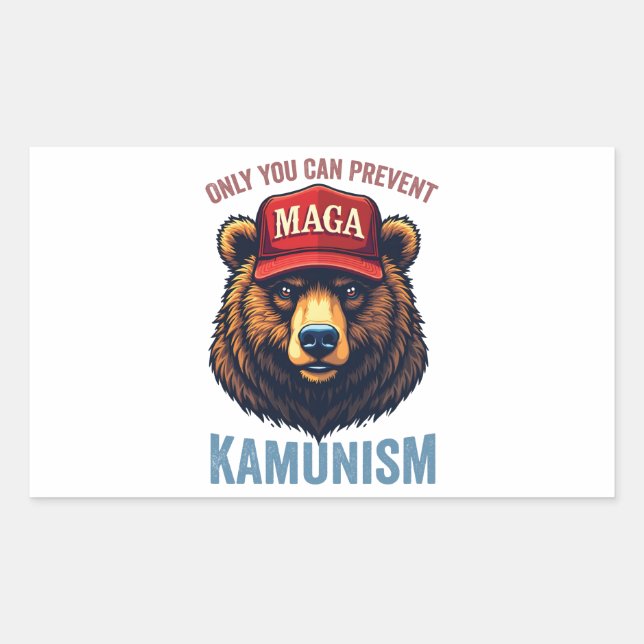 Only You Can Prevent Kamunism Harris  Sticker (Front)