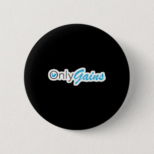 Onlygains Workout Bodybuilding Weightlifting Desig 2 Inch Round Button