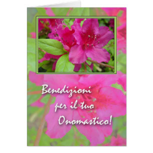 Onomastico, Nom Jour en Italien, Azaleas