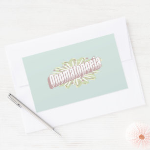 Onomatopoeia Explosion English Language  Sticker