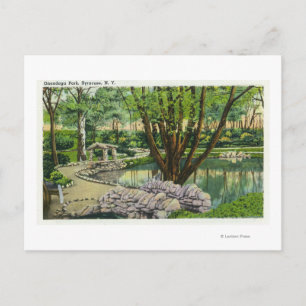 Onondaga Park Scene Postcard