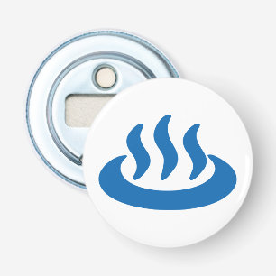 Onsen ♨ Hot Spring 温泉 Japanese Sign Bottle Opener