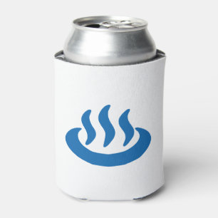 Onsen ♨ Hot Spring 温泉 Japanese Sign Can Cooler
