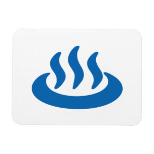 Onsen ♨ Hot Spring 温泉 Japanese Sign Magnet