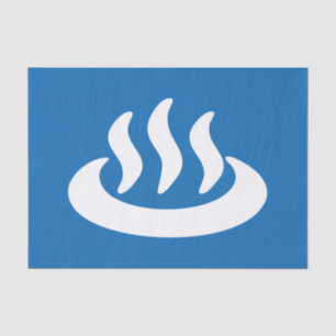 Onsen ♨ Hot Spring 温泉 Japanese Sign Tissue Paper