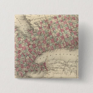 Ontario 2 Inch Square Button