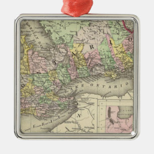 Ontario 2 metal ornament