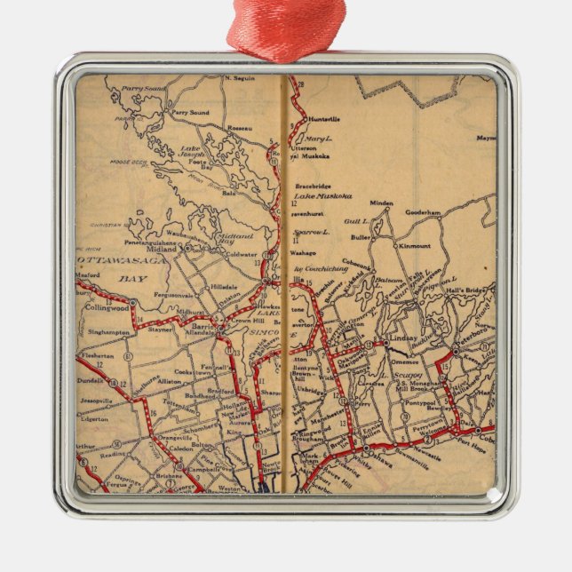 Ontario 3 metal ornament (Front)