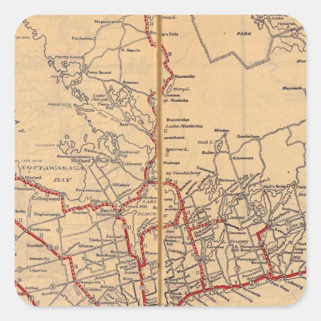 Ontario 3 square sticker (Front)