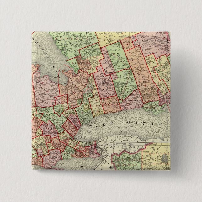 Ontario 4 2 inch square button (Front)