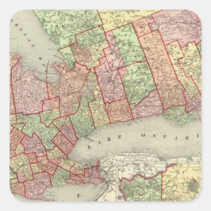 Ontario 4 square sticker