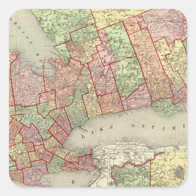 Ontario 4 square sticker (Front)