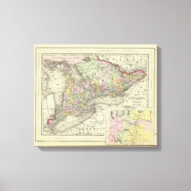 Ontario Canvas Print (Front)
