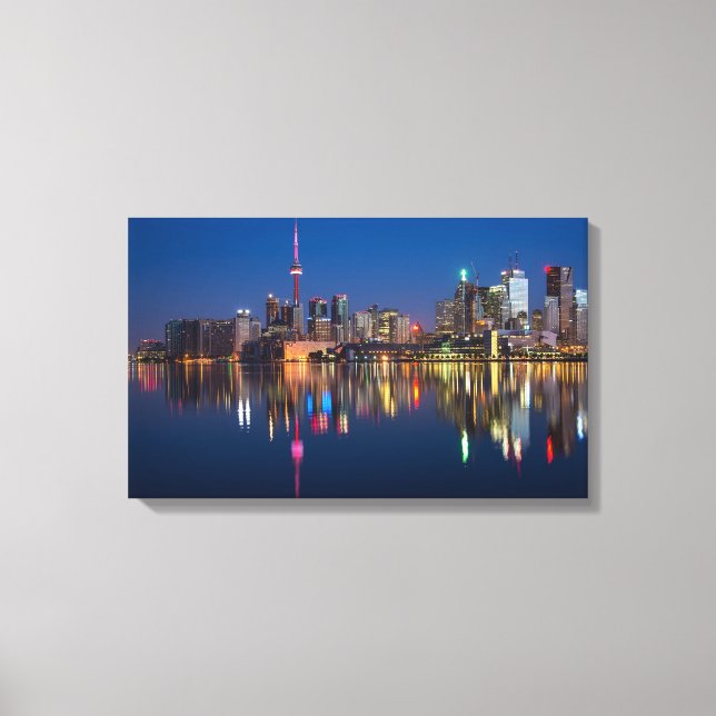 Ontario Cityscape Canvas Print (Front)