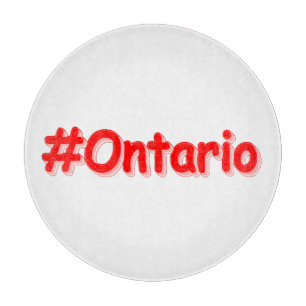 "#Ontario " Cute Design. Buy Now Cutting Board