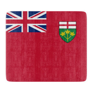 Ontario Flag Cutting Board