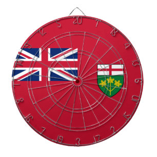 Ontario Flag Dartboard