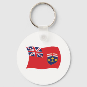Ontario Flag Keychain