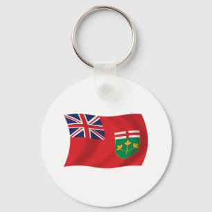 Ontario Flag Keychain