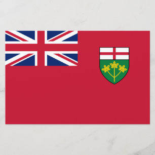 Ontario Flag Stationery