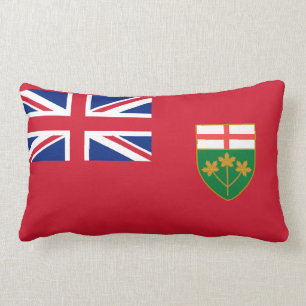 Ontario flag Throw Pillow